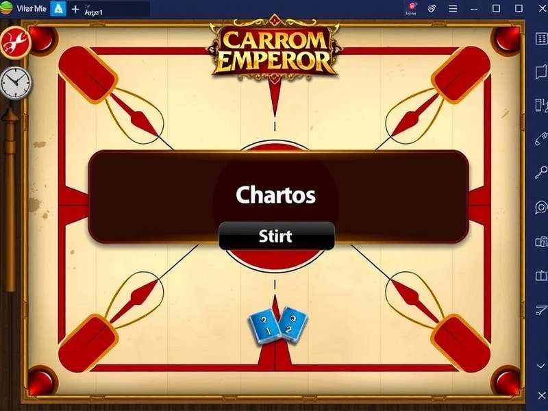 Carrom Pro Emperor Game Interface